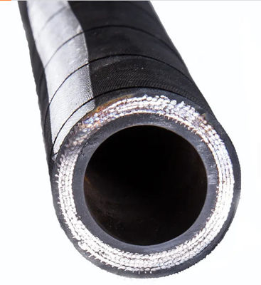 3 Ống cao su thủy lực xoắn ốc 8 inch Dây linh hoạt Ống cao su bện cỡ lớn