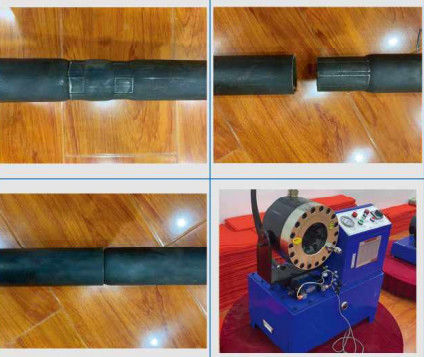 Đầu thiết bị xoay 360 ° 1-90mm Crimping Range Máy Crimping ống thép thủy lực với 260Kg và kích thước 950 * 750 * 1050 mm