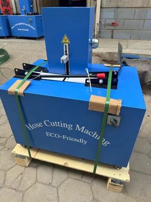2 inch Blue Skiving Và 4 Lớp Máy cắt ống cao su điện với Advanced Và Control nút thân thiện với người dùng