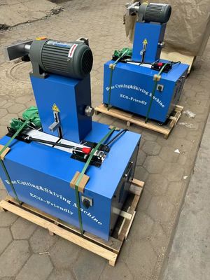 Máy cắt ống cao su không bụi và máy trượt với 4 lớp và điều khiển nút tiên tiến 2 inch 6-51mm xanh