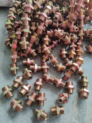 Bộ điều hợp dây tùy chỉnh Vật liệu thô và tiêu chuẩn Thép cacbon Bộ lắp ống thủy lực Bộ điều hợp dây tùy chỉnh