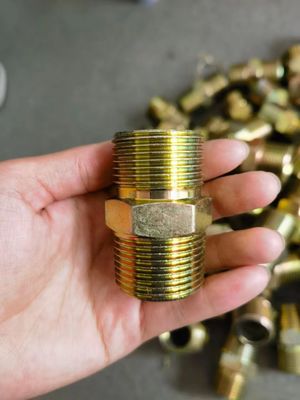 Nice Carbon Steel Forklift tái sử dụng tùy chỉnh Thread Adapter / Hydraulic Hose Fittings Hydraulic Hose Ferrule Fittings