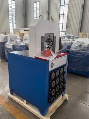 3 Inch PLC Control Systerm 7.5kw Hiệu quả làm việc 800 Pieces / H Máy cắt ống thủy lực