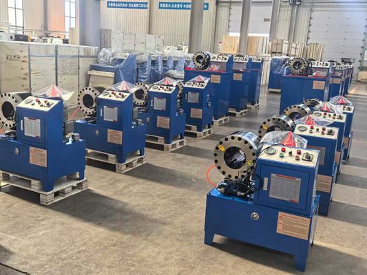 PLC / kỹ thuật số / Hệ thống điều khiển nút 2 inch 10 Dies DX68 Máy cắt ống ống ống Crimper hiệu quả cao