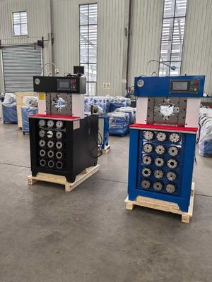 3 Inch nâng cấp hệ thống điều khiển PLC thay đổi nhanh khuôn công cụ ống Crimping Machine quá trình với giữ nhanh hơn Crimping lực 1500T