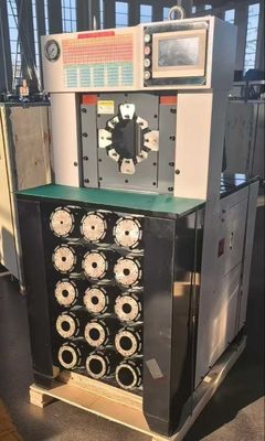 Giá tốt. 3 inch 6-76mm Super Thickness Black Color Hose Crimping Process Máy Crimping ống AC với giữ lực Crimping nhanh hơn 1500T trực tuyến