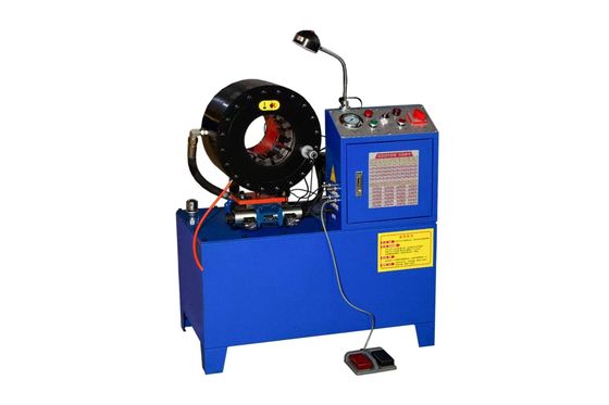 Máy Crimping chính xác Màu xanh DX68 Máy Crimping ống 10 Die 2 Inch Từ 6 Đến 51mm ±0.01mm 600T Crimping Force 245Kg Hydraulic Hose Pressor