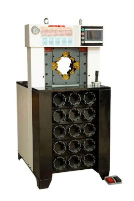 Máy uốn ống AC siêu dày 3 inch với 15 khuôn 6-76mm màu đen với dụng cụ thay khuôn nhanh Chịu lực uốn nhanh hơn 650T Máy uốn ống thủy lực