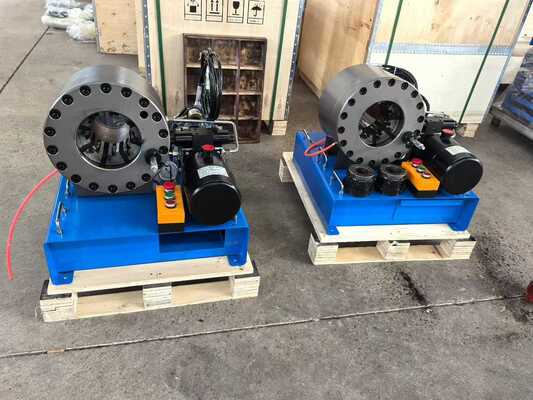 Giá tốt. 12v/24v Portable Hydraulic Hose Crimping Machine with 3.6KW Motor Power 10 Sets Dies and 0.01 mm Accuracy for Car Loading Use trực tuyến