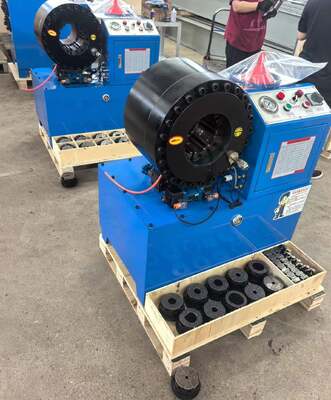 Máy uốn ống thủy lực 6 "lên đến 150mm với điện áp khác nhau Phạm vi uốn 4-150mm Mở lớn và 20 khuôn có thể thay thế cho nhau