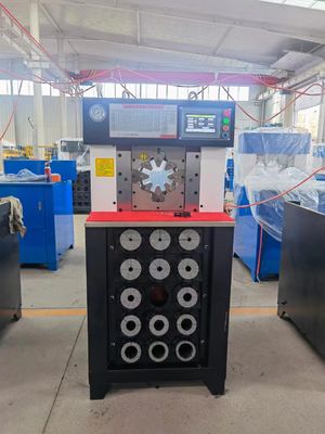 Giá tốt. 2 inch 3 inch xe AC ống Crimping máy trực tuyến