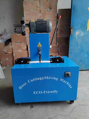 Giá tốt. Máy cắt ống 850 * 600 * 1200mm với hệ thống điều khiển nút Vật liệu lưỡi cao su trực tuyến
