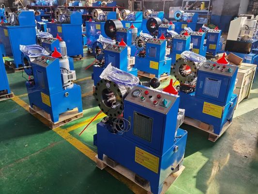 Giá tốt. DX68 linh hoạt ống Crimping Máy với 10 bộ đệm đạt được phù hợp hoàn hảo trực tuyến