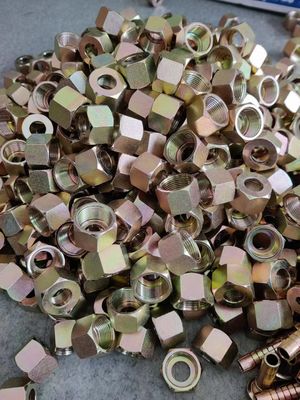Giá tốt. Đồng mạ Vật liệu thô Và Tiêu chuẩn Thép carbon 1/2 JIC Phụn ống thủy lực Phụn ống JIS BSP Đẹp dây phanh thép trực tuyến