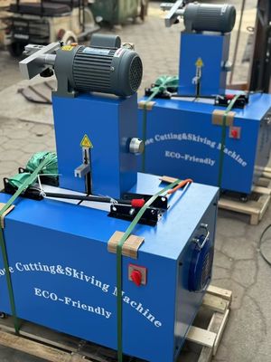 2 inch 6-51mm 1/4 đến 2 inch ống cắt và máy skiving Electric cao su ống cắt