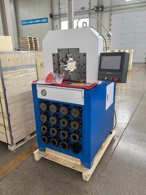 Giá tốt. 3 inch PLC Control Systerm 5.5kw 300 Pieces/H Hydraulic Hose Pressing Machine 800 Pieces/H trực tuyến