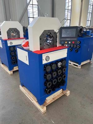 Giá tốt. Hệ thống điều khiển PLC 5.5kw Hiệu suất làm việc 300 miếng / giờ Với thay đổi nhanh khuôn công cụ Máy ép ống thủy lực 7.5kw Hiệu suất làm việc 800 miếng / giờ Máy giật ống thủy lực khuỷu tay lớn trực tuyến