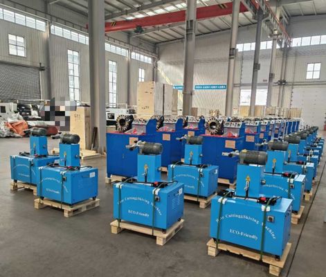 Giá tốt. Điện 2 inch 6 lớp ống cắt và máy skiving với lưỡi dao trực tuyến