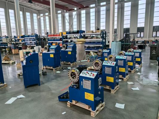 Máy chắt ống DX68 chính xác Máy chắt ống 10 Die 2 Inch Từ 6 đến 51mm ±0.01mm 600T Lực chắt 245Kg