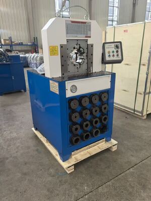 Giá tốt. 3 Inch Hydraulic Hose Crimping Machine with 110V/220V/380V/415V Voltage and 1 Year Warranty in Blue/White or Custom Color trực tuyến