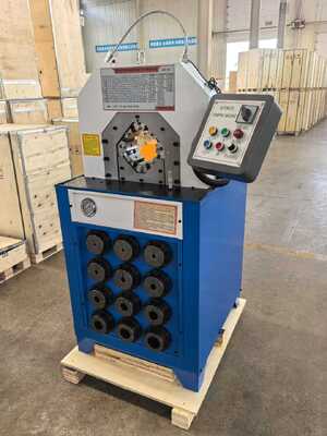Giá tốt. 3 Inch Hydraulic Hose Crimping Machine với 15 Dies Button Control System và Fast Change Moulds trực tuyến