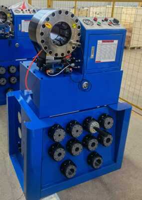 Giá tốt. 2 Inch Hydraulic Hose Crimping Machine với công cụ thay đổi khuôn nhanh và 10 chết cho Crimping linh hoạt trực tuyến