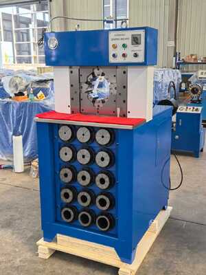 Giá tốt. Máy uốn ống thủy lực điều khiển nút bấm màu xanh, phạm vi uốn 6-76mm và độ mở tối đa 165mm trực tuyến