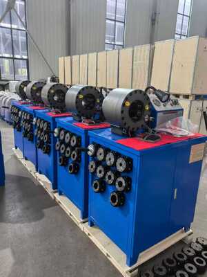 Giá tốt. 2 inch 600T Crimping Force Rubber Hose Crimping Machine với 6-51mm Range và 10 Di trực tuyến