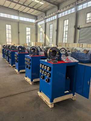 Giá tốt. 600T Crimping Force Rubber Hose Crimping Machine với độ chính xác 0,01 mm và phạm vi 6-51mm cho Hydraulic Hose Crimper trực tuyến