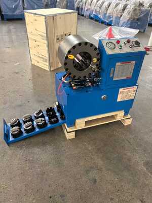 Giá tốt. DX68 Hydraulic Hose Crimper với 6-51mm Crimping Range 10 Die và hiệu quả 200 PC mỗi giờ trực tuyến