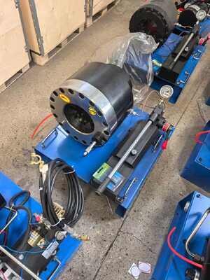 Giá tốt. Máy ép ống thủy lực thủ công 600T với dải ép 6-51mm và 10 khuôn ép có thể thay thế cho các ứng dụng thủy lực trực tuyến