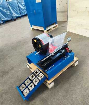 Giá tốt. Máy uốn ống thủ công 2 inch màu xanh hiệu suất cao 600T với phạm vi uốn 6-51mm và 10 khuôn có thể thay thế cho các ứng dụng thủy lực trực tuyến