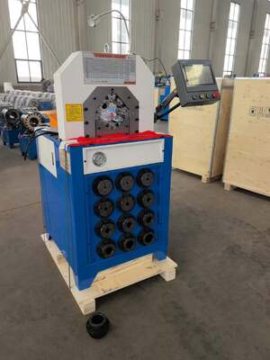 Giá tốt. 3 Inch Hydraulic Hose Crimping Machine với lực 2800KN 6-76mm Range và PLC Control trực tuyến