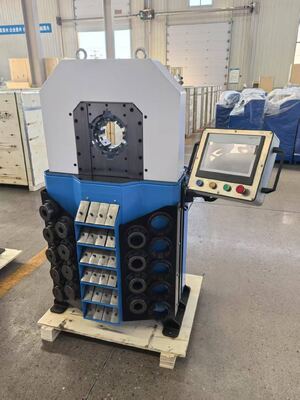 Giá tốt. Mô hình siêu dày 4 inch Dịch vụ OEM Máy uốn ống thủy lực có độ chính xác 0,01mm với phạm vi uốn 6-102mm và 16 khuôn trực tuyến