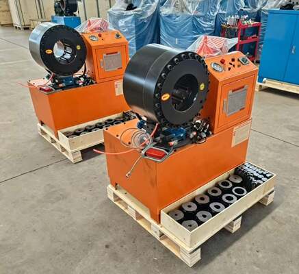 Giá tốt. Máy uốn ống thủy lực điện 2 inch DX68 màu cam với công cụ khuôn thay đổi nhanh 6-51mm Độ chính xác 10 khuôn và hiệu suất 200 chiếc mỗi giờ trực tuyến