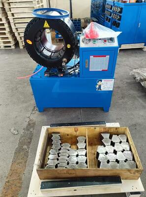 6 inch Cho đến 150mm Máy Crimping ống thủy lực Crimping 6 lớp / dây ống 4-150mm Crimping phạm vi mở rộng lực Crimping 2500 tấn và 20 thay đổi Die