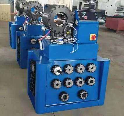 Giá tốt. Máy ép ống thủy lực màu xanh 2