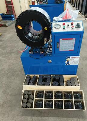 Giá tốt. Máy ép ống thủy lực 6 inch lên đến 150mm, ép ống 6 lớp/sợi từ 4 đến 150mm, phạm vi ép lớn, lực ép 2500 tấn và 20 khuôn ép có thể thay thế online